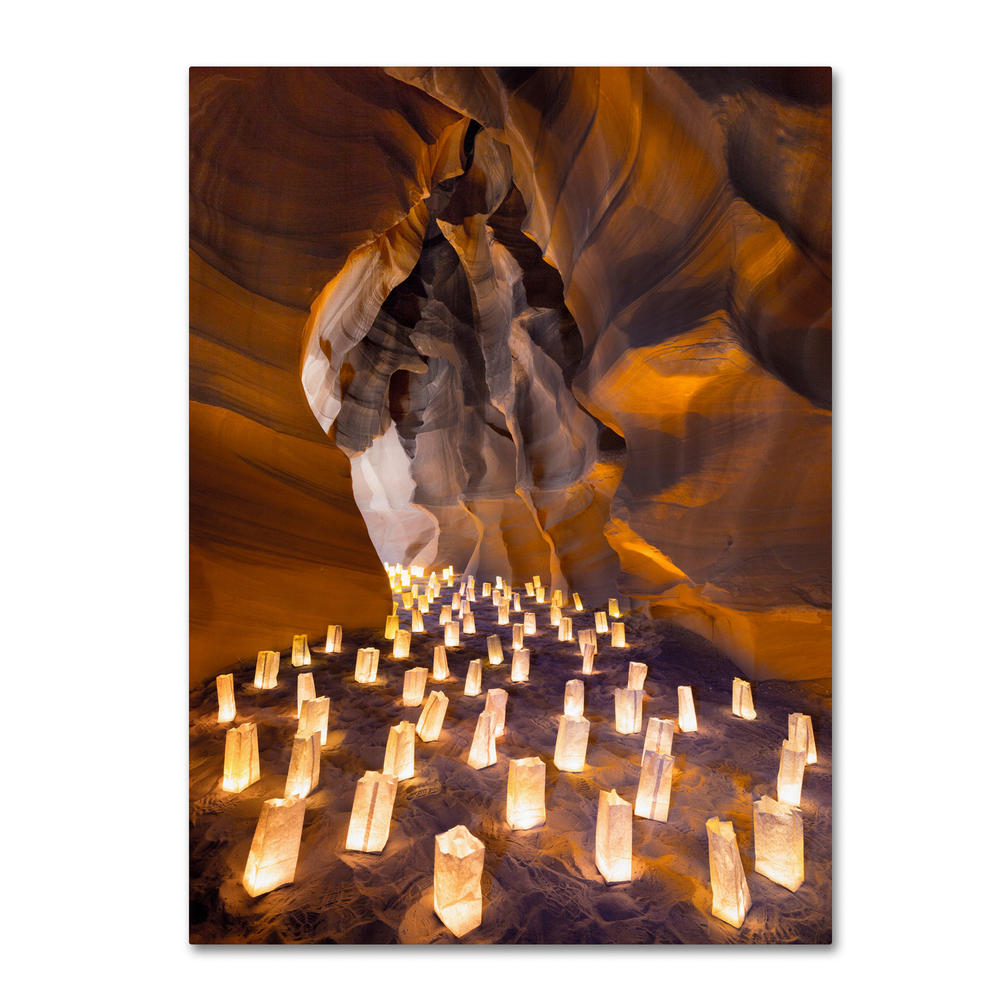Trademark Global Moises Levy 'Candle Canyon I' Canvas Art