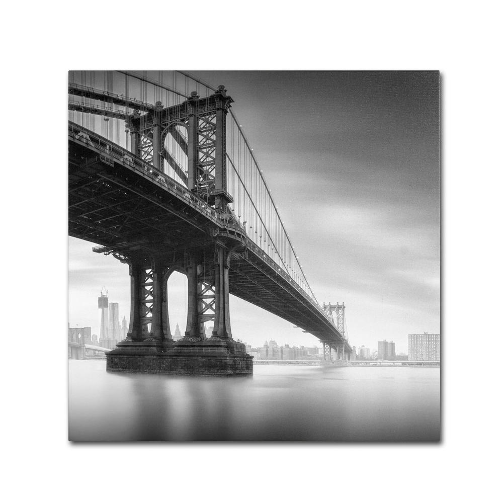 Trademark Global Moises Levy 'Manhattan Bridge I' Canvas Art
