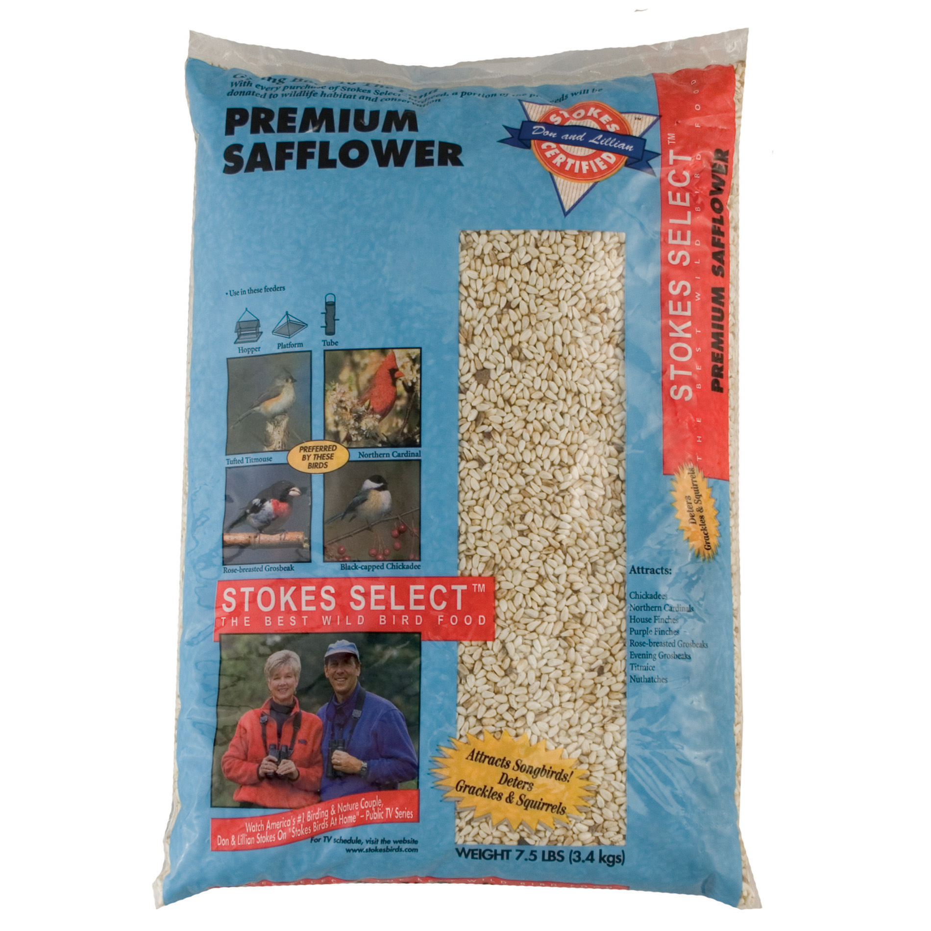 Stokes Select 7.5 lbs. Premium Safflower Bird Food