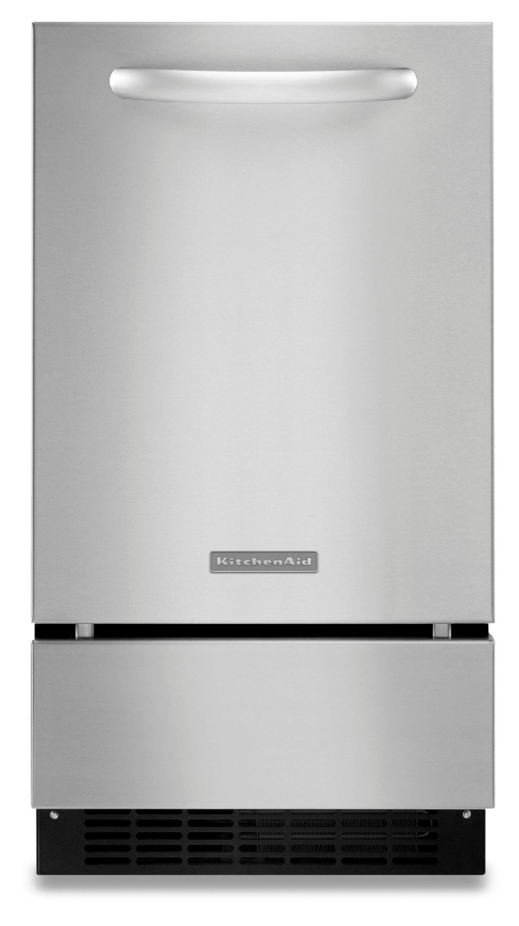 Kitchenaid 18″ Ice Maker W/ Max Ice Stainless Steel Thoughttune