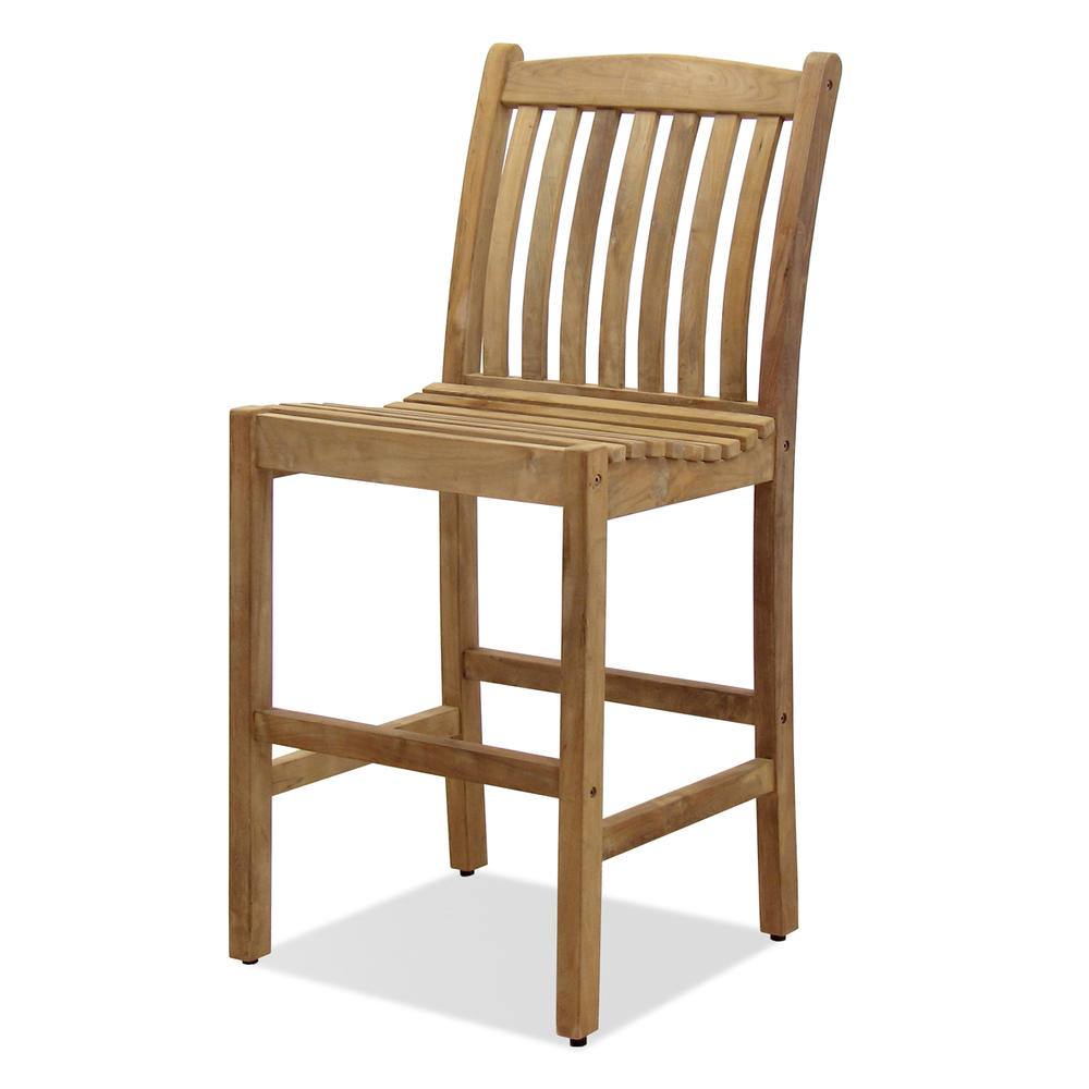 Amazonia Clifton 5 Piece Square Teak Wood Patio Bar Set