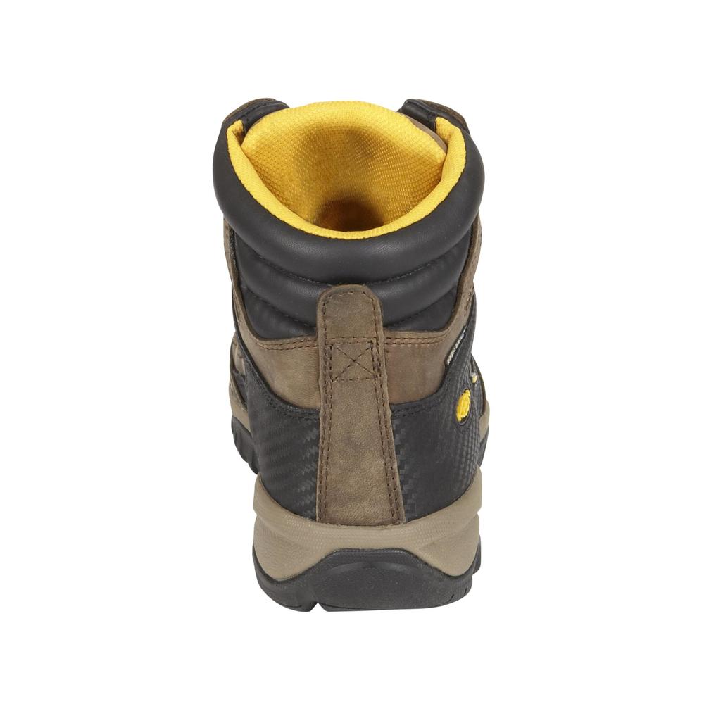 Keen Utility Men's Soft Toe Tucson Mid PR Hiker - Black Olive/Golden Yellow