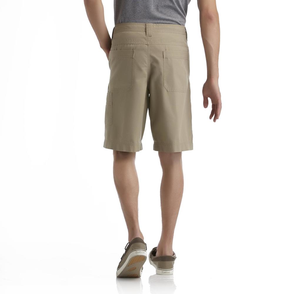 Outdoor Life Men's Canvas Flat-Front Shorts