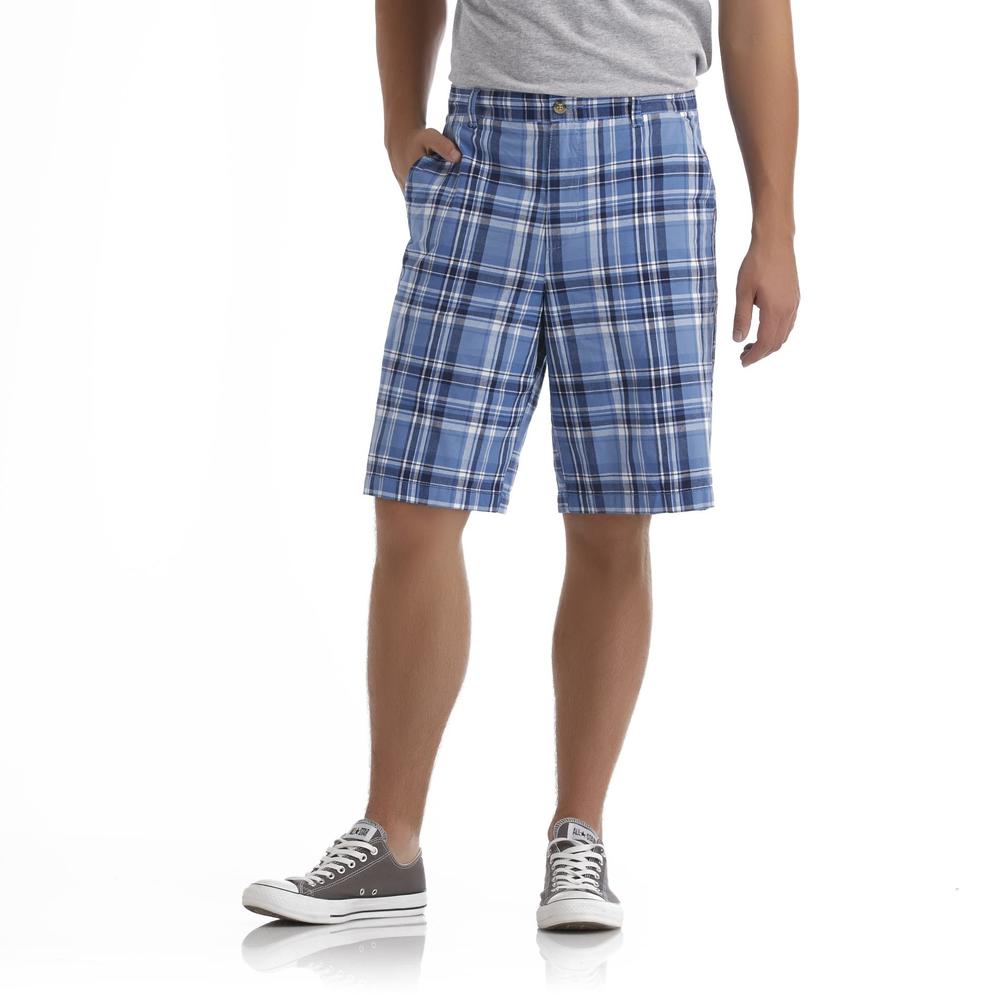 Covington Men's Flat-Front Shorts - Plaid