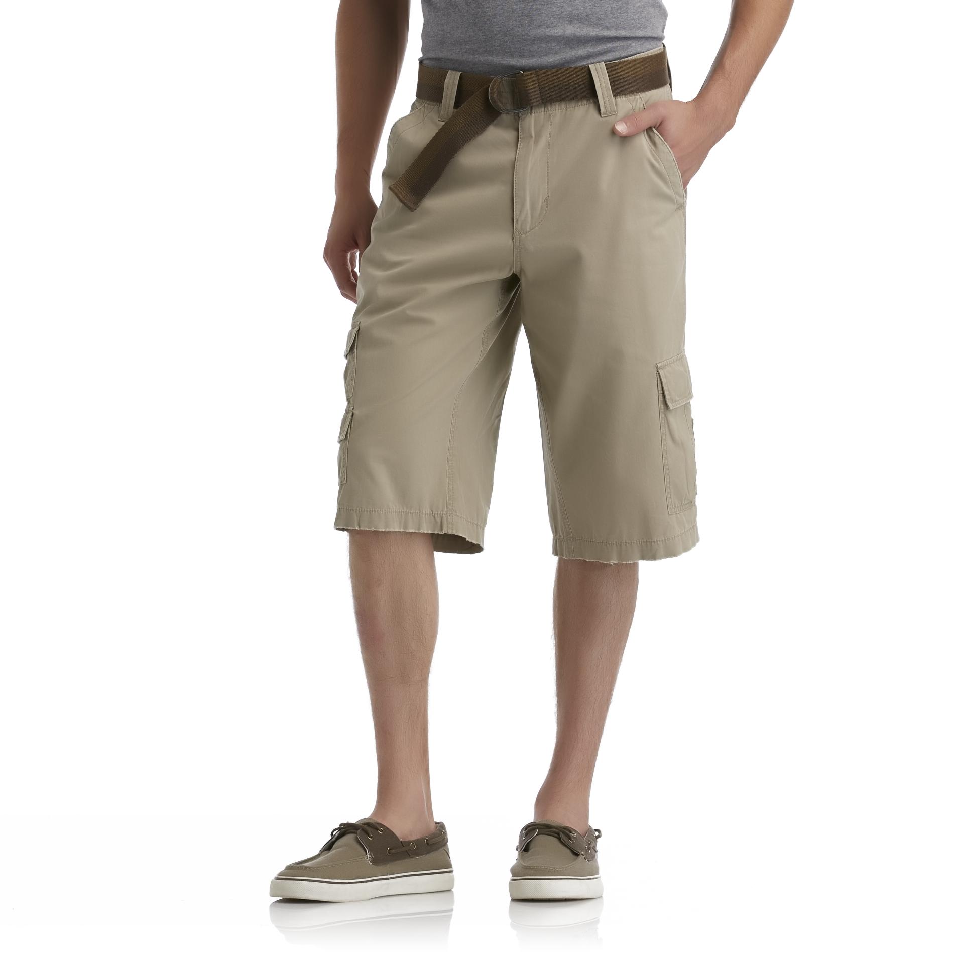 Roebuck & Co. Men's Cargo Shorts & Belt