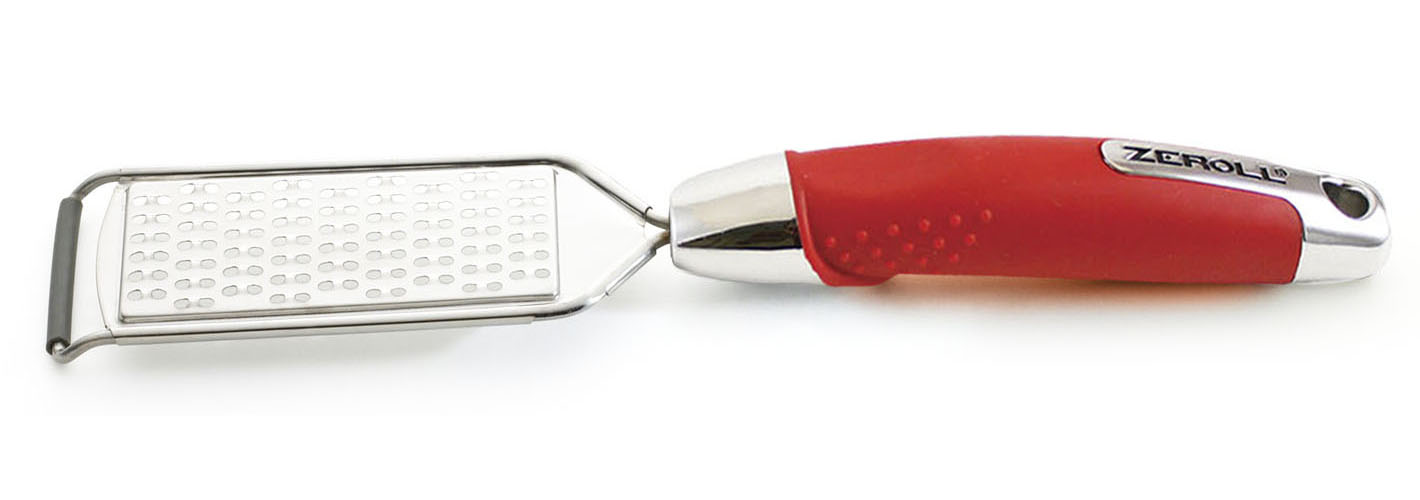 Zeroll Ussentials Stainless Steel Grater Apple Red