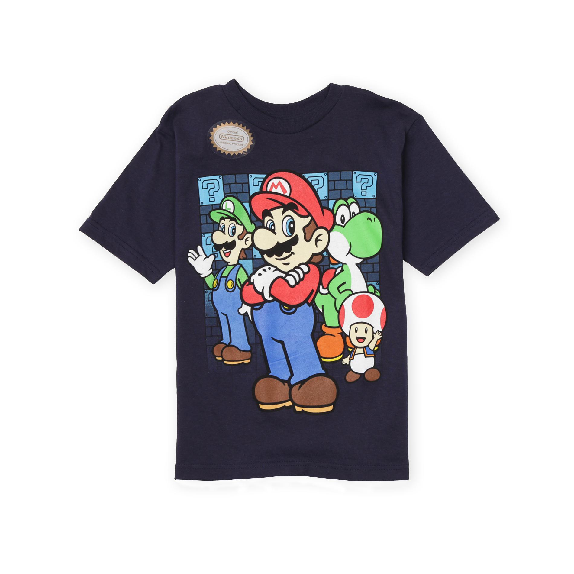 Nintendo Boy's Graphic T-Shirt - Super Mario & Friends