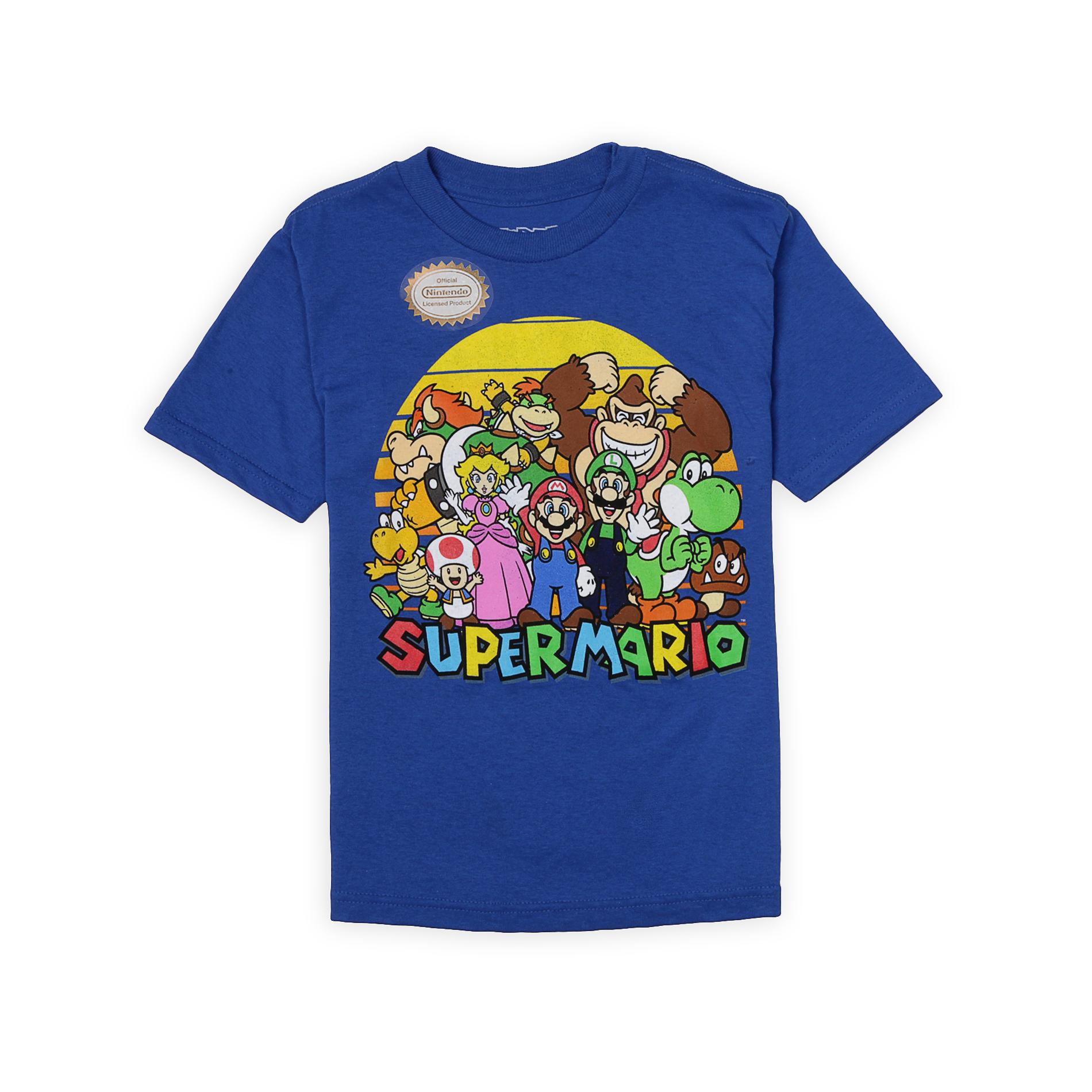 Nintendo Boy's Graphic T-Shirt - Super Mario & Co