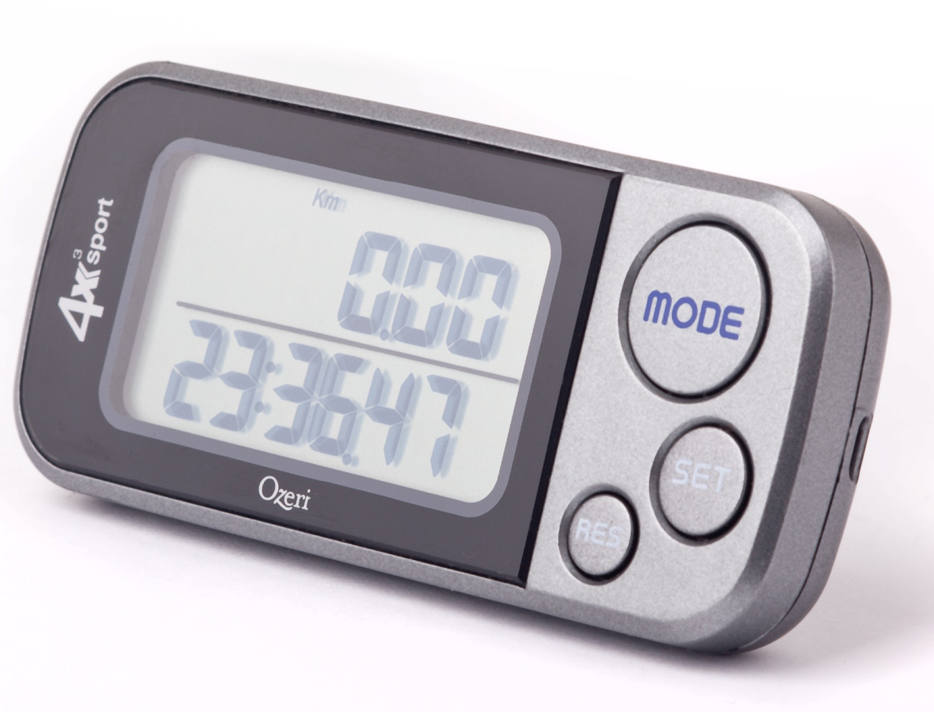 Ozeri 4x3runner Pedometer - 3D Tri-Axis Activity Tracker With Dual Walking/Running Modes