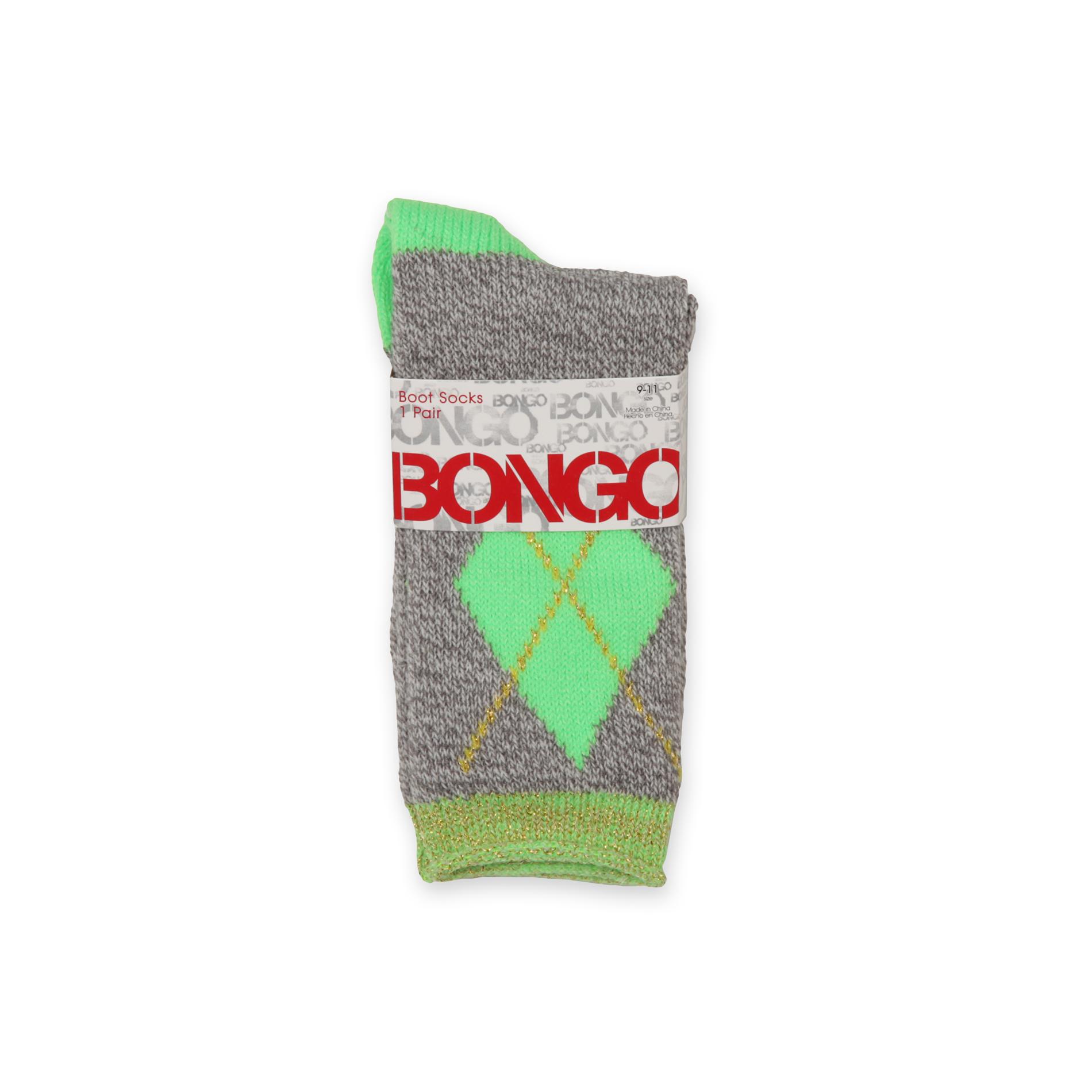 Bongo Junior's Boot Socks - Argyle