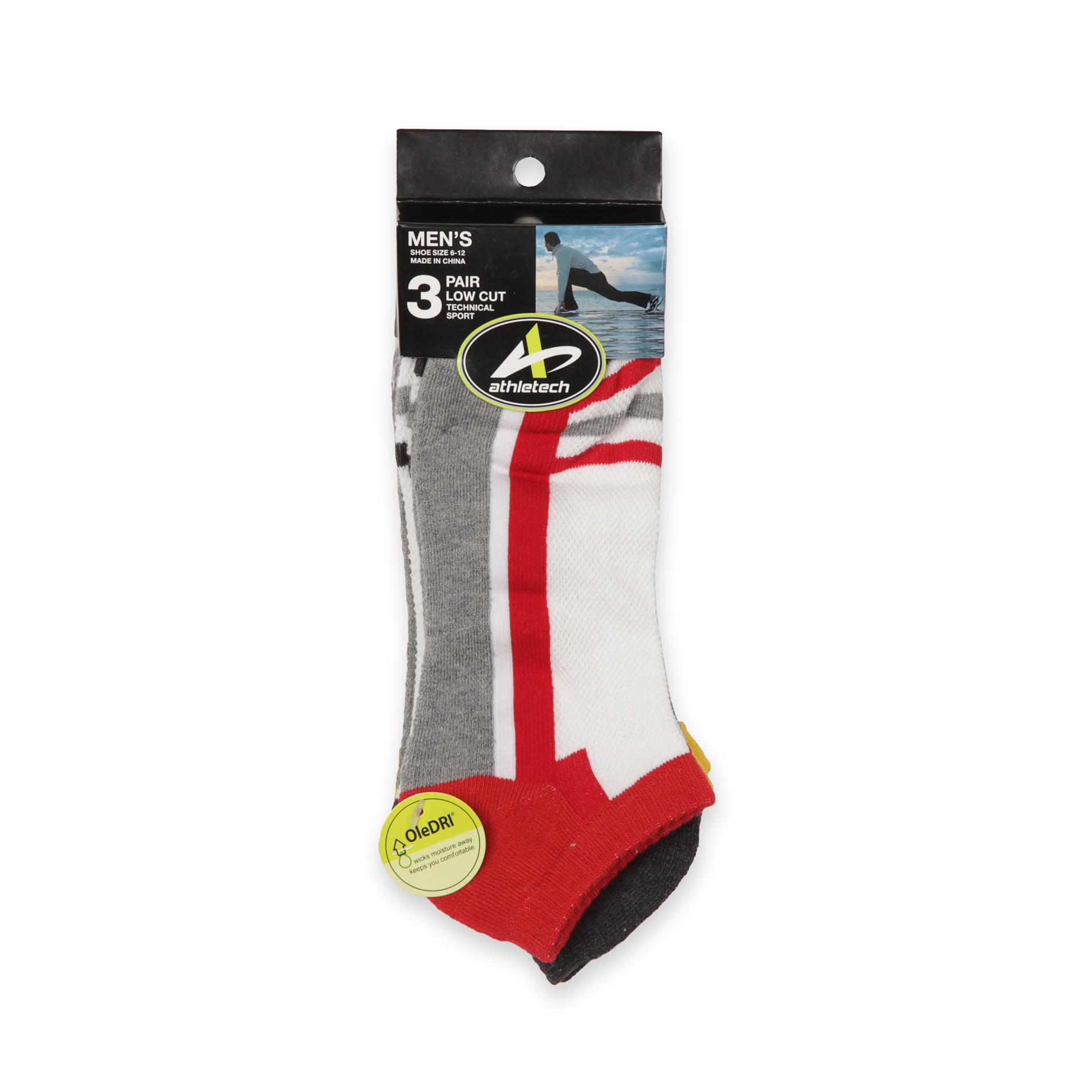 Athletech Men's 3-Pack Sport Socks