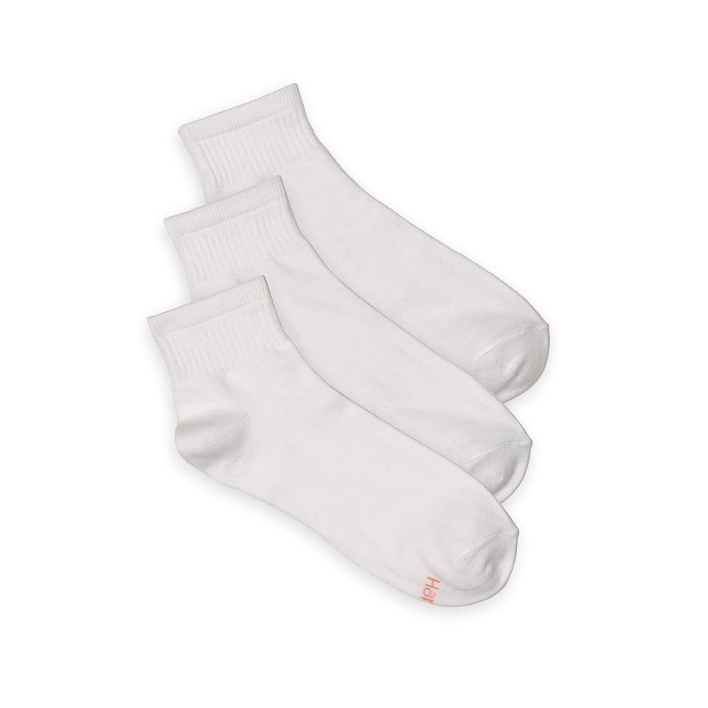 Hanes Women's 3 Pairs Ankle Socks - Extended Size