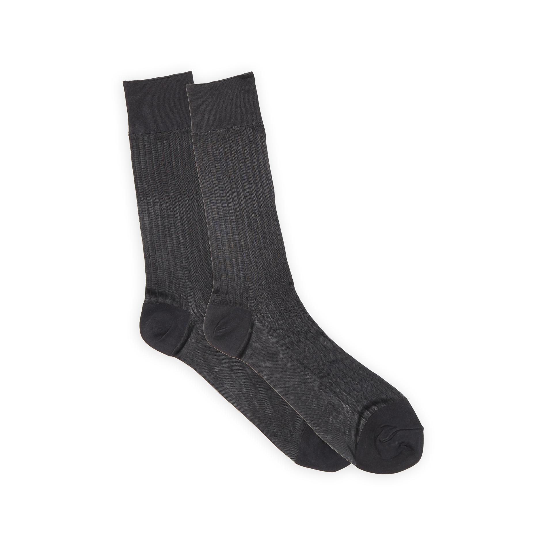 Basic Editions Men's 2Pairs Dress Socks