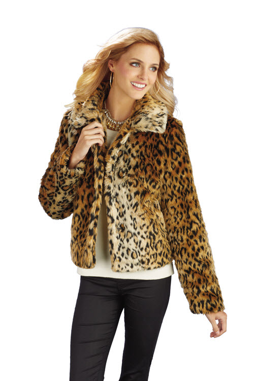 Women's Faux Fur Bolero Blazer - Online Exclusive