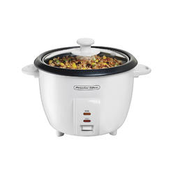 Proctor Silex 5-Cups uncooked resulting in 10-Cups Cooked Rice Cooker, White (37533N)