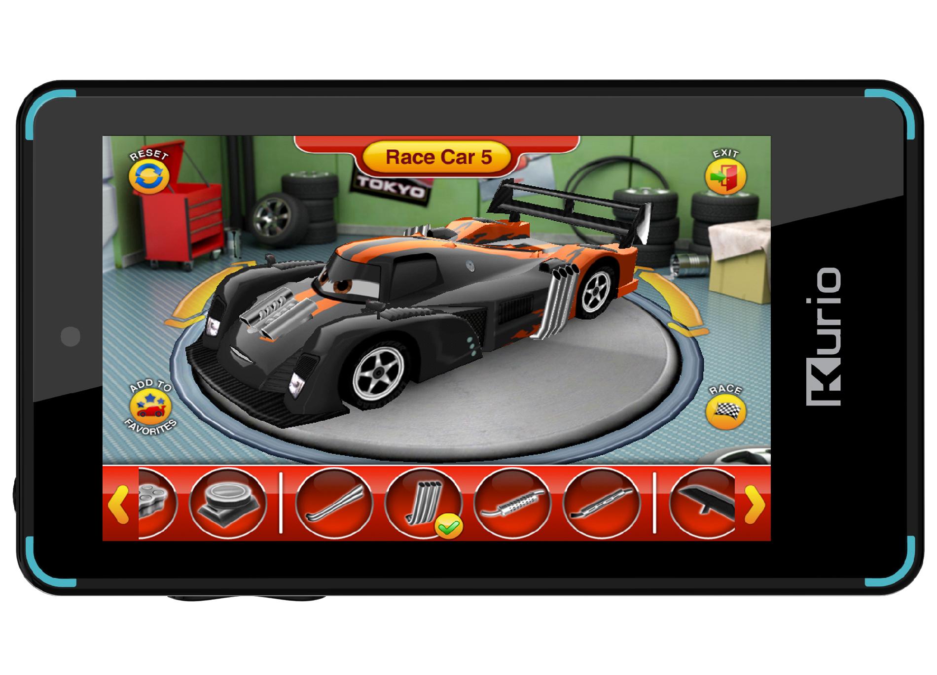 Kurio 4S Android Handheld Tablet (Black), Screen Prote