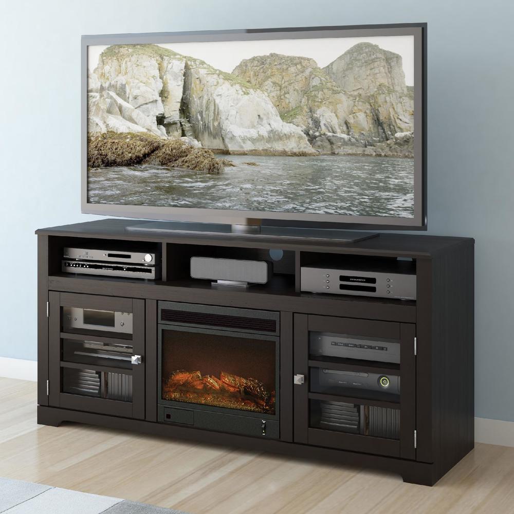 Sonax West Lake 60" Fireplace TV Bench