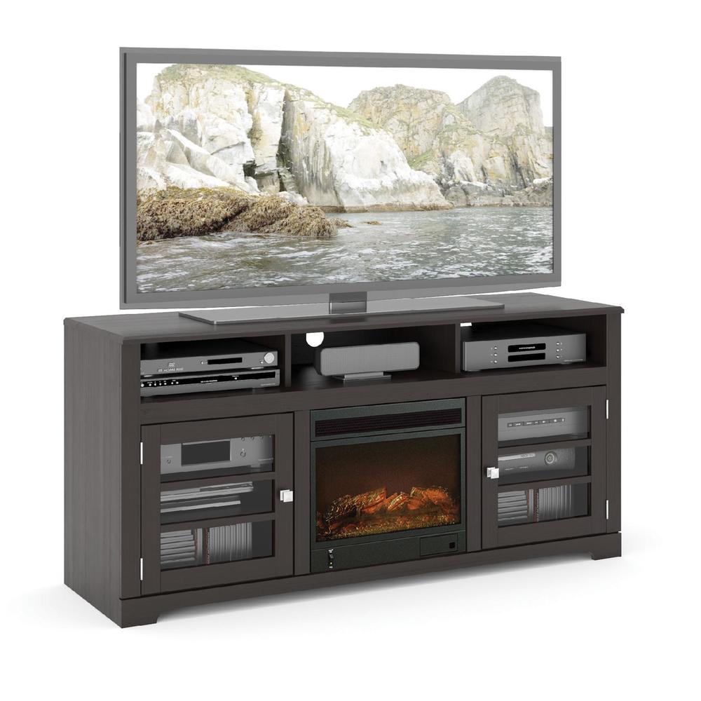 Sonax West Lake 60" Fireplace TV Bench