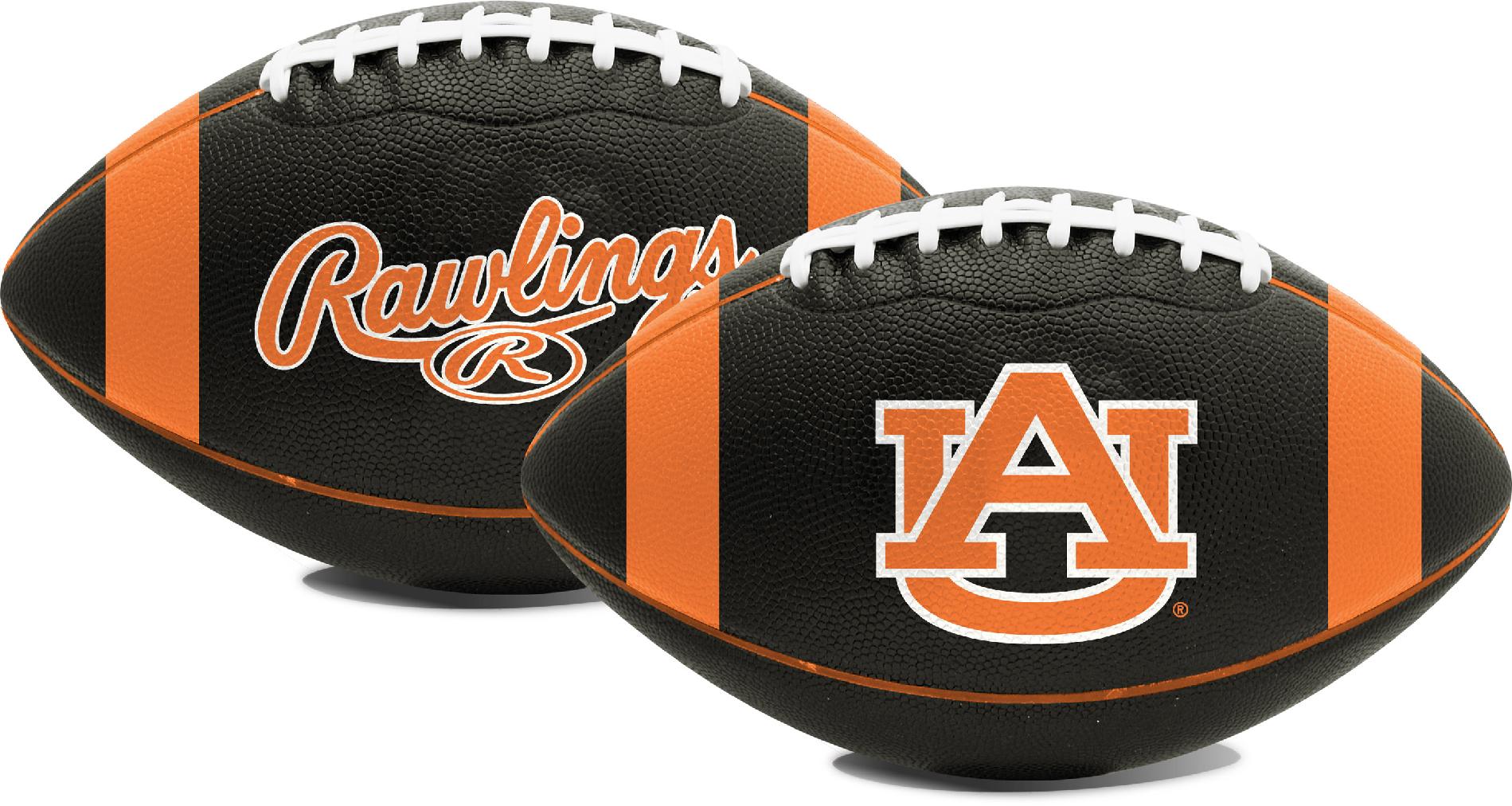 Rawlings NCAA Auburn University PeeWee Football, Size: PWEE, Orange/Blue Rawlings NCAA Auburn University PeeWee Football, Size: PWEE, Orange/Blue