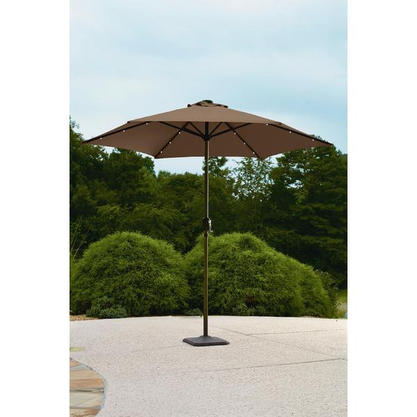 Garden Oasis 8580b 9 Solar Lighted Umbrella Sears Outlet