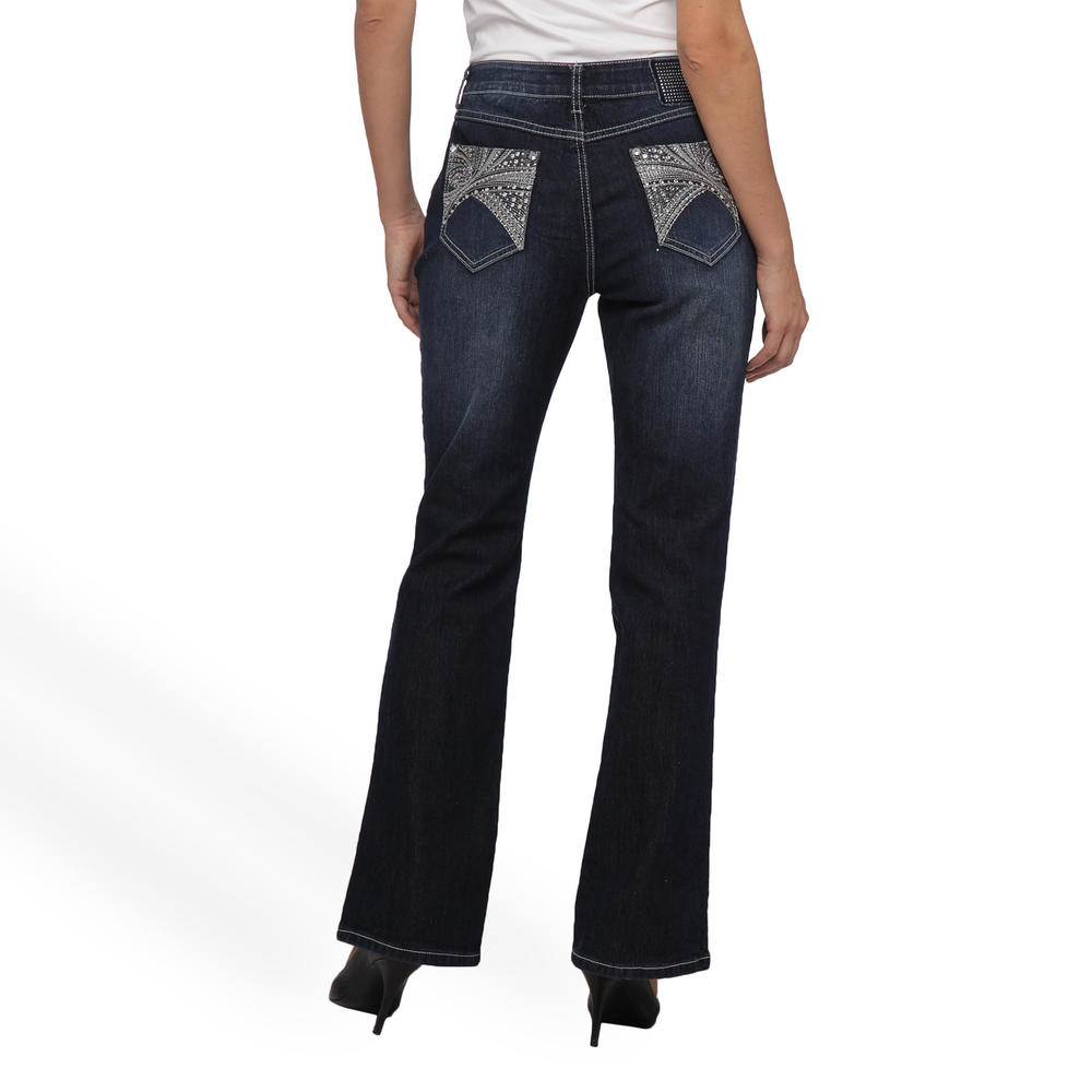One 5 One Women's Bootcut Jeans - Embellished