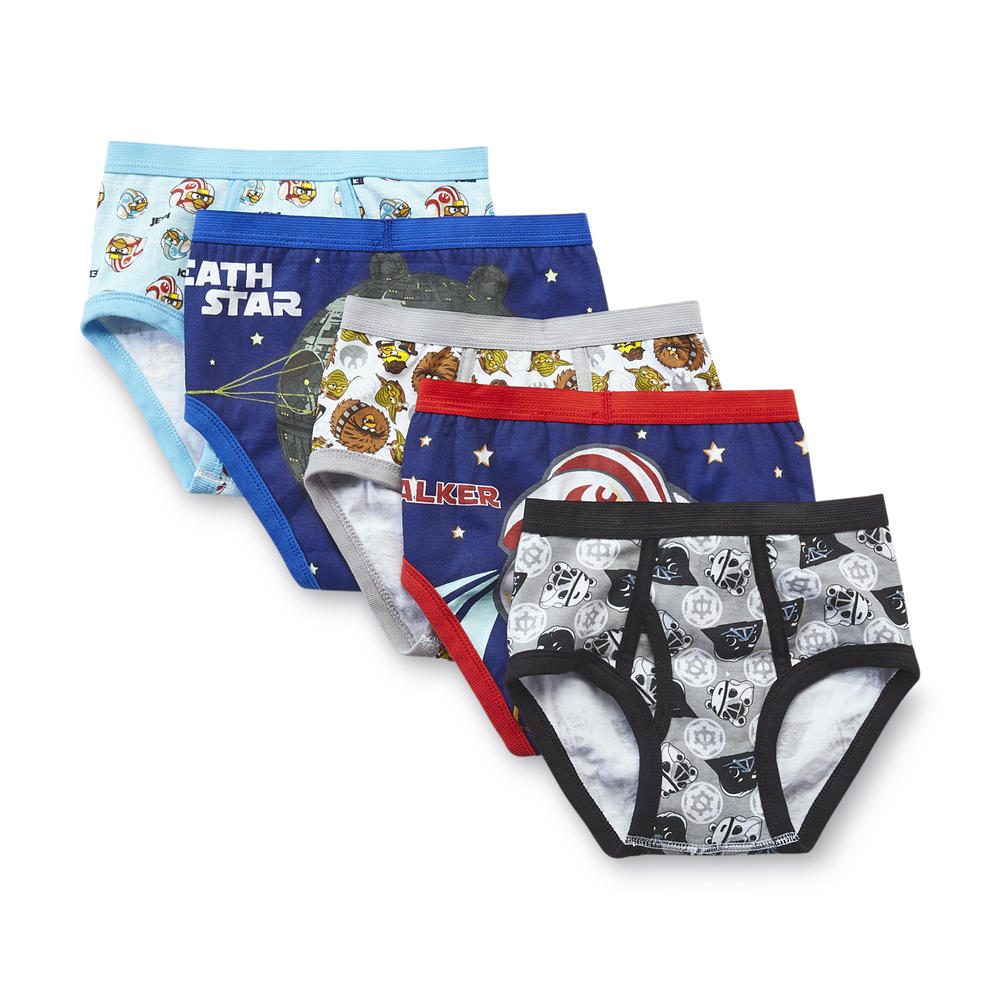 Angry Birds 5-Pack Boy's Briefs - Star Wars
