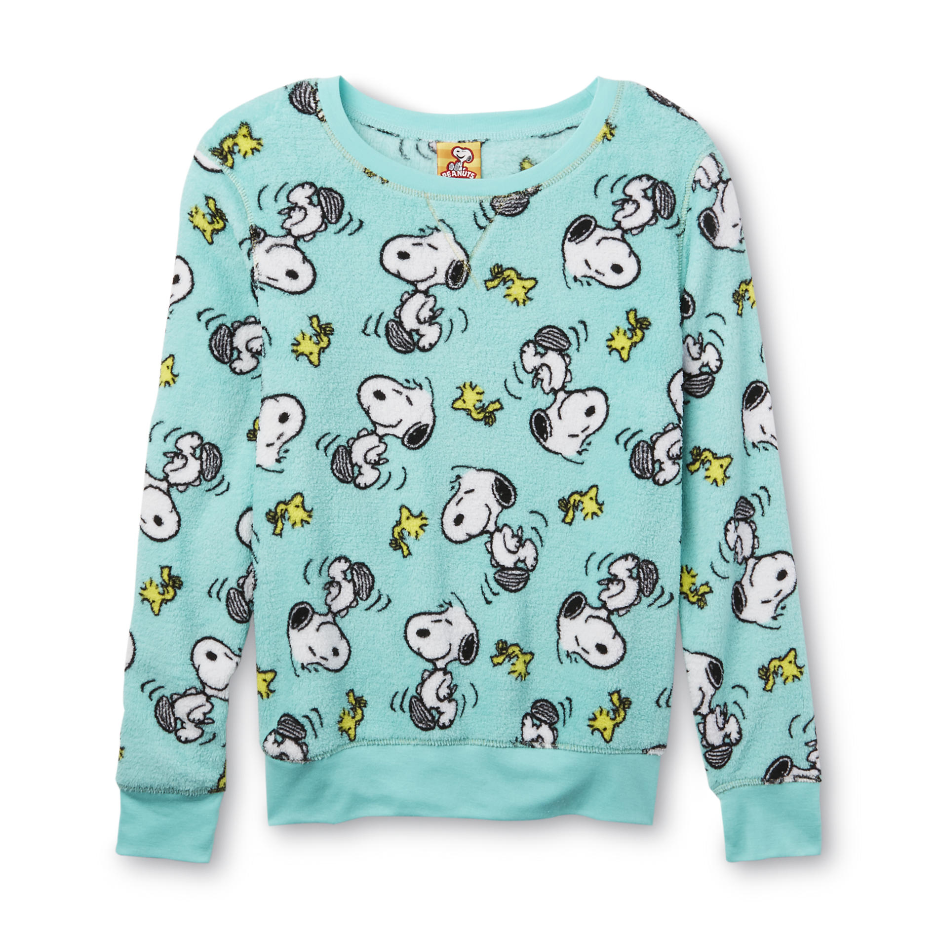 Sweat-shirt Peanuts - Snoopy Et Woodstock, Coupe Classique, Licence Officielle, 241 G