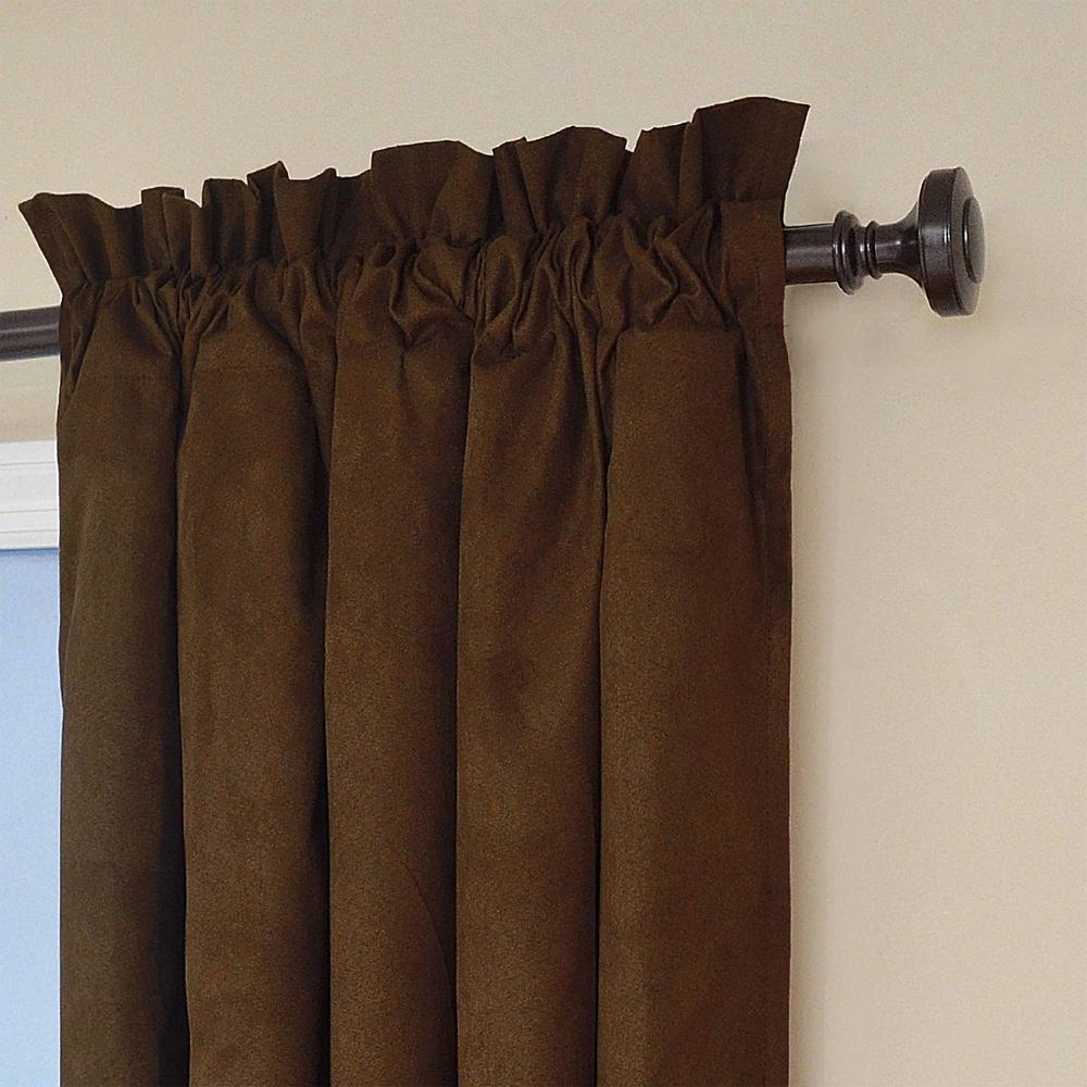 Eclipse Curtains Eclipse Plush Solid Thermal Blackout Window Curtain Panel