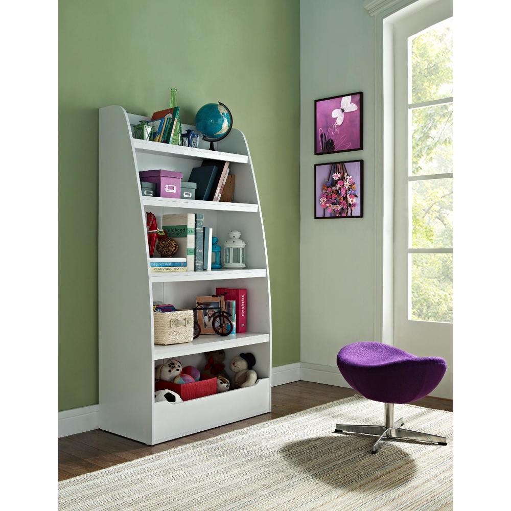 Dorel Kids 4-shelf Bookcase  Multiple Colors