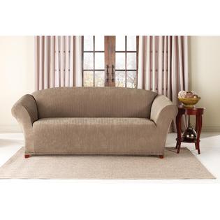 Sure Fit Soft Suede Sofa Furniture Cover Tan Home Home Decor
