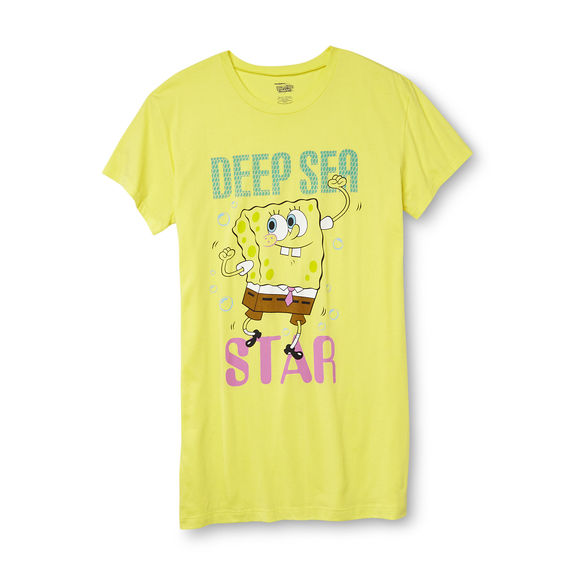 Nickelodeon Women's Plus Dorm Shirt - Deep Sea Star