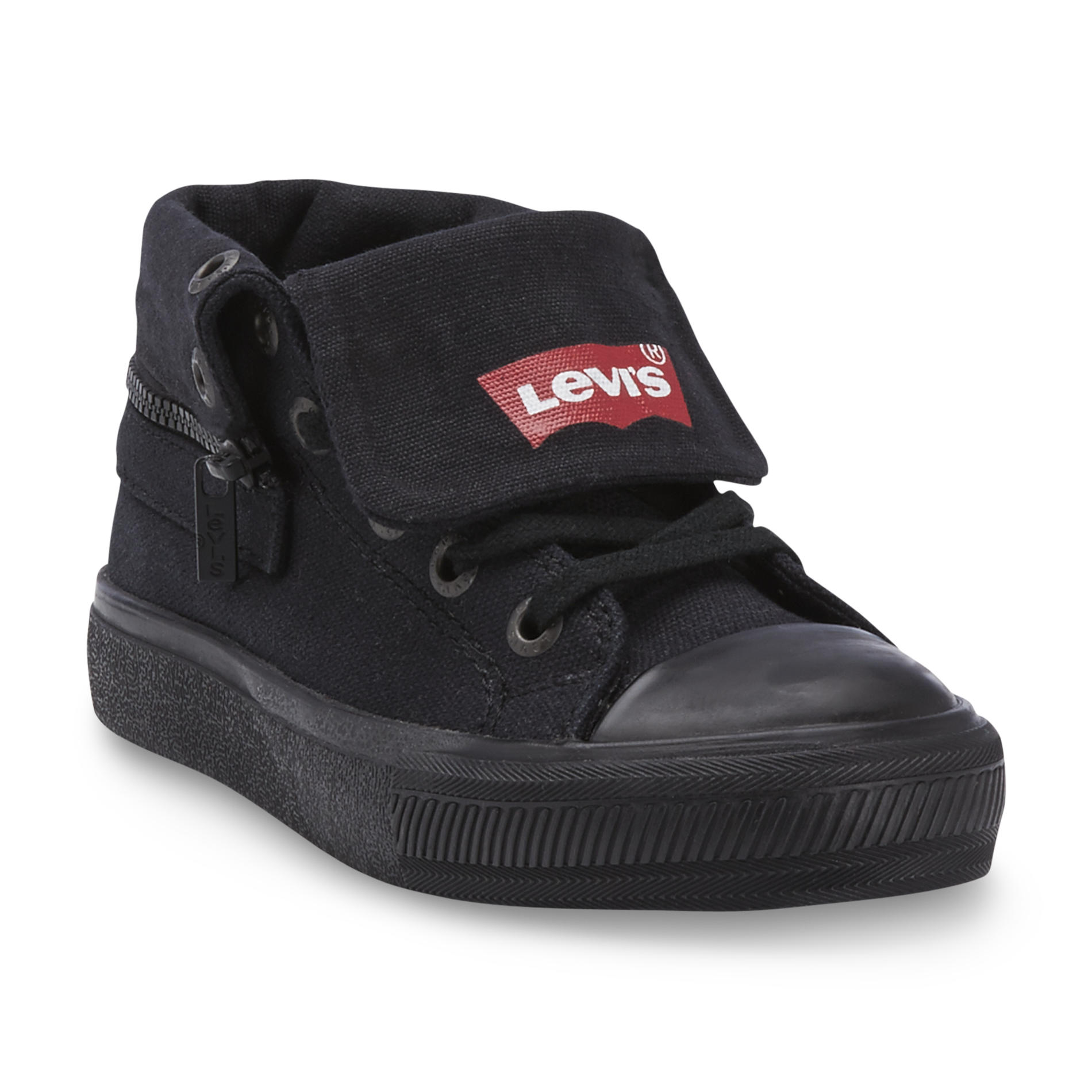 Levi's Toddler Dillon Zipper Black High-Low Athletic Shoe
