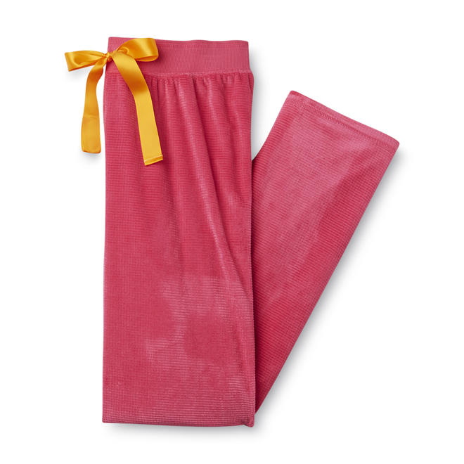 Joe Boxer Women's Ribbed Velour Pajama Pants