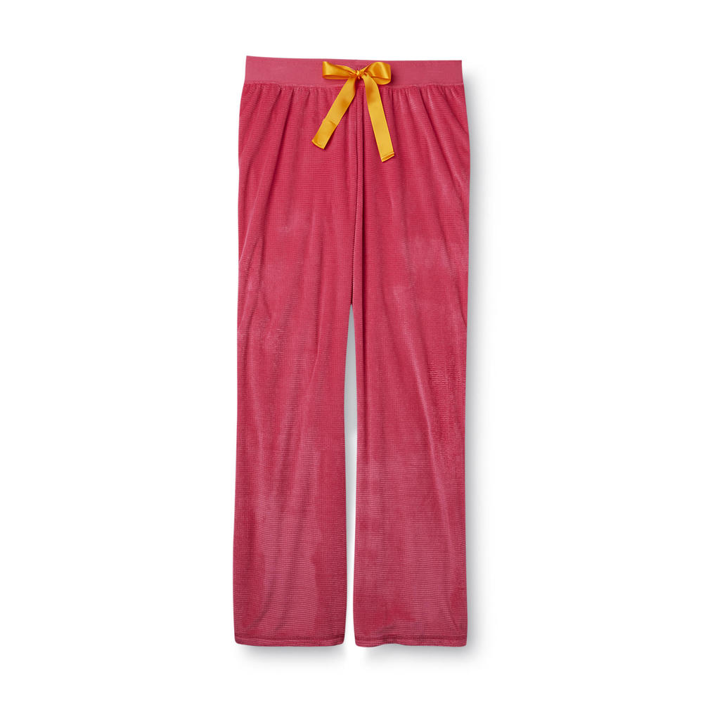 Joe Boxer Women's Ribbed Velour Pajama Pants