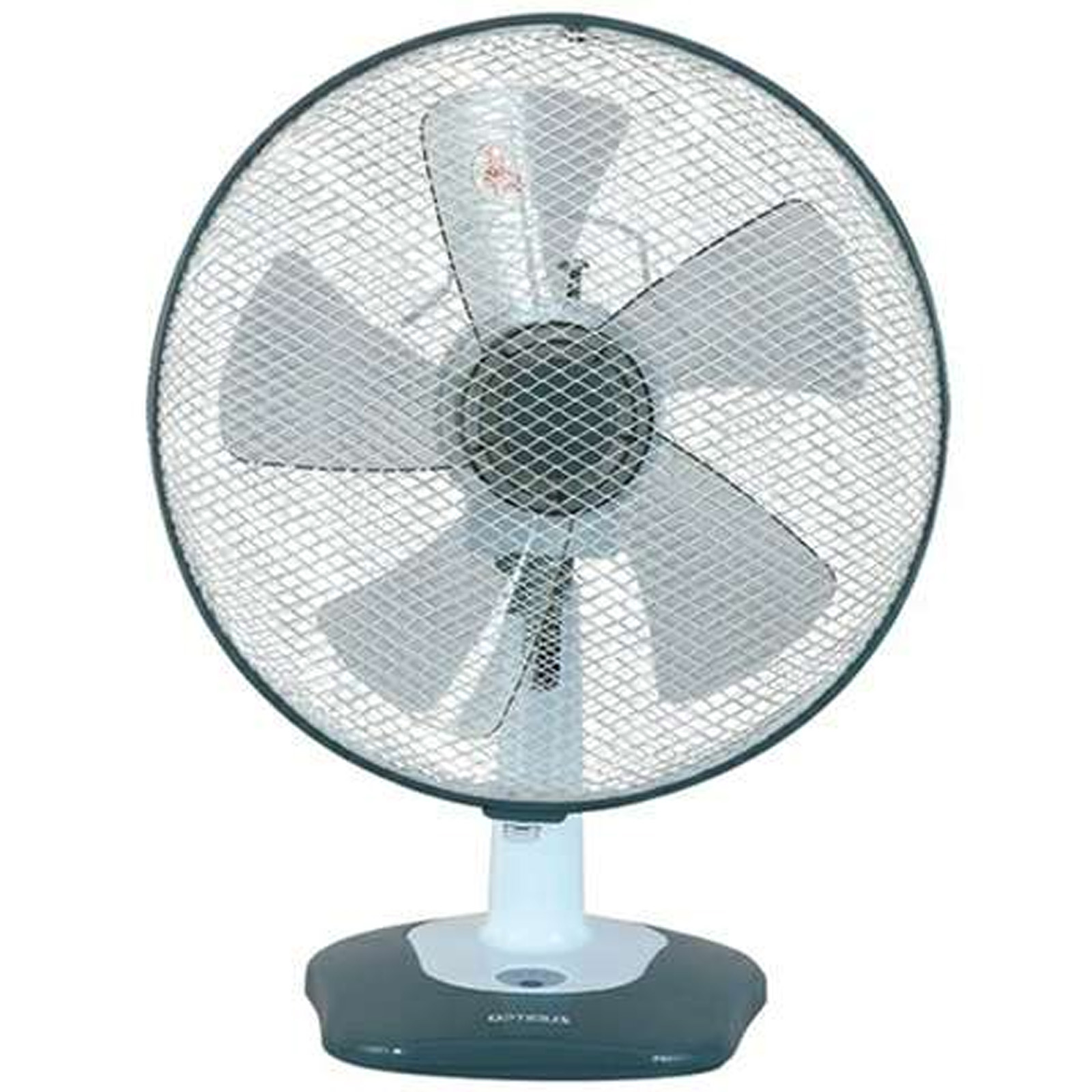 Optimus F-1212 12" Oscillating Table Fan with Soft Touch Switch and LED