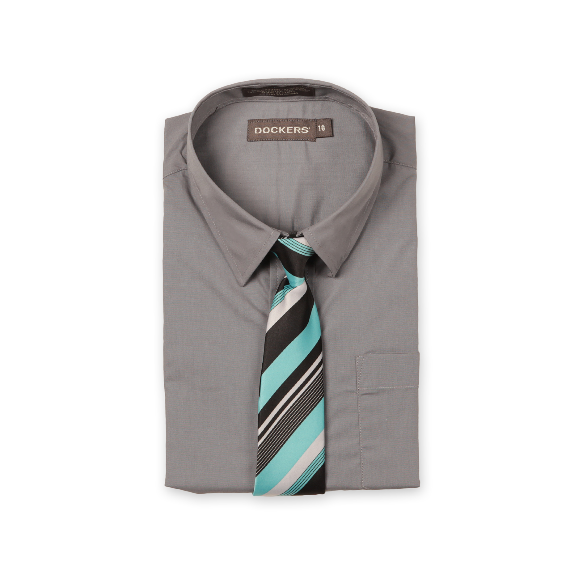 Dockers Boy's Dress Shirt and Tie