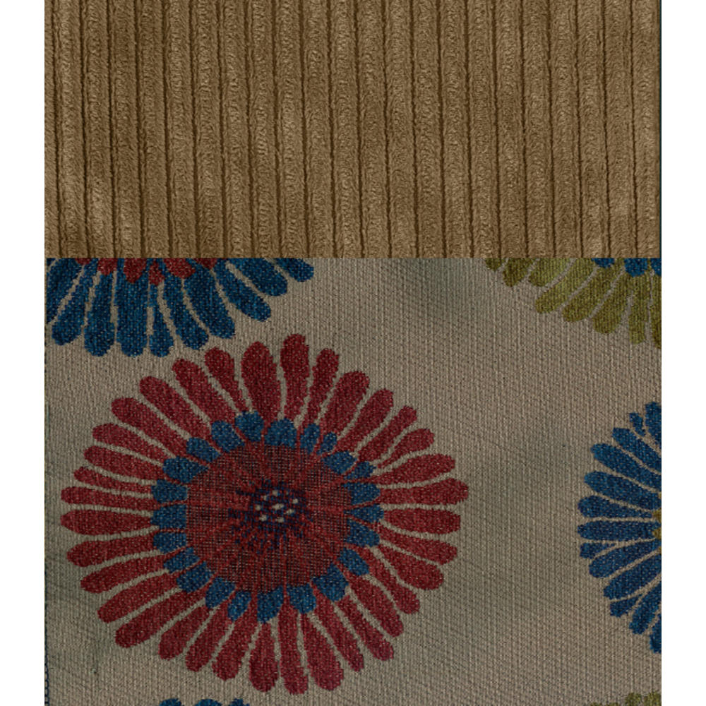 American Furniture Alliance Futon Cover Set: Flower Power Paradise Full Size