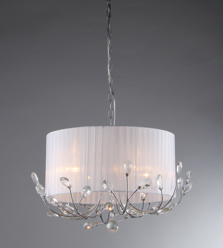 Warehouse of Tiffany Hebe White Chandelier