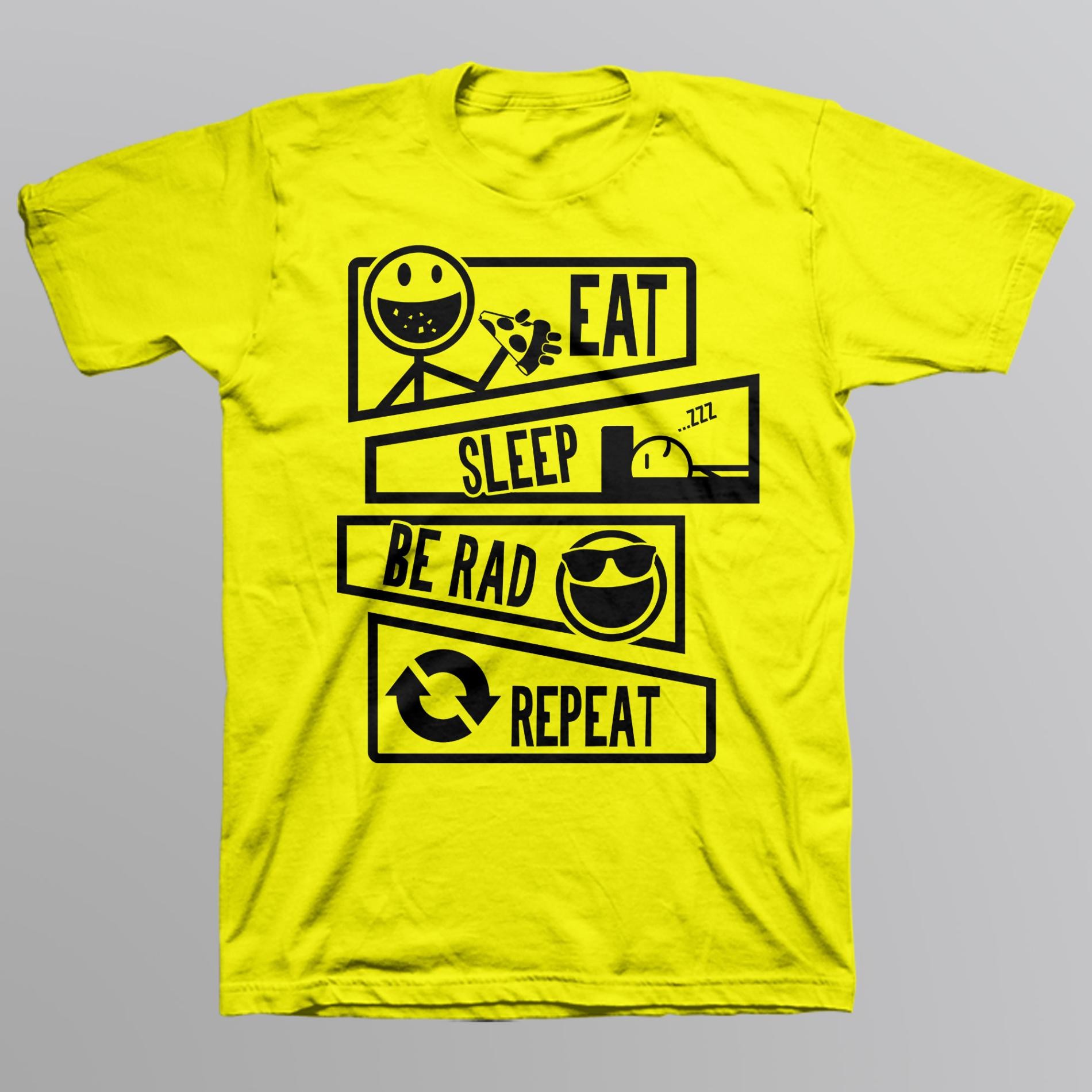 Route 66 Boy's Graphic T-Shirt - Eat  Sleep  Be Rad