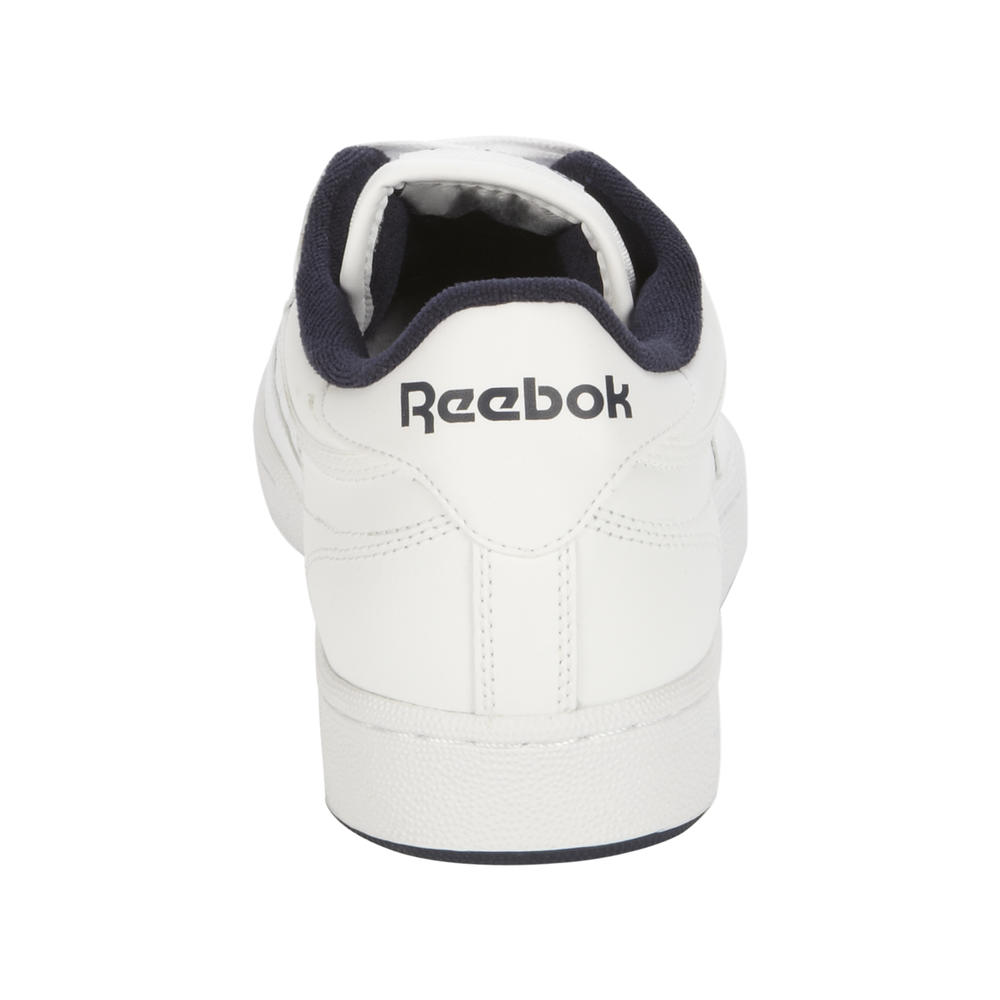 Reebok Men's Classic Club-C Casual Athletic Shoe - White/Navy
