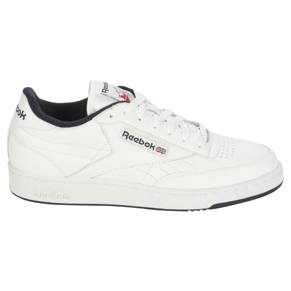 Reebok Men's Classic Club-C Casual Athletic Shoe - White/Navy