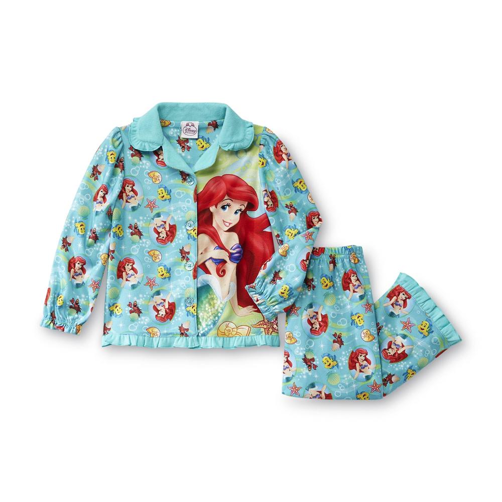 Disney Infant & Toddler Girl's Long Sleeve Pajamas - Ariel/Little Mermaid