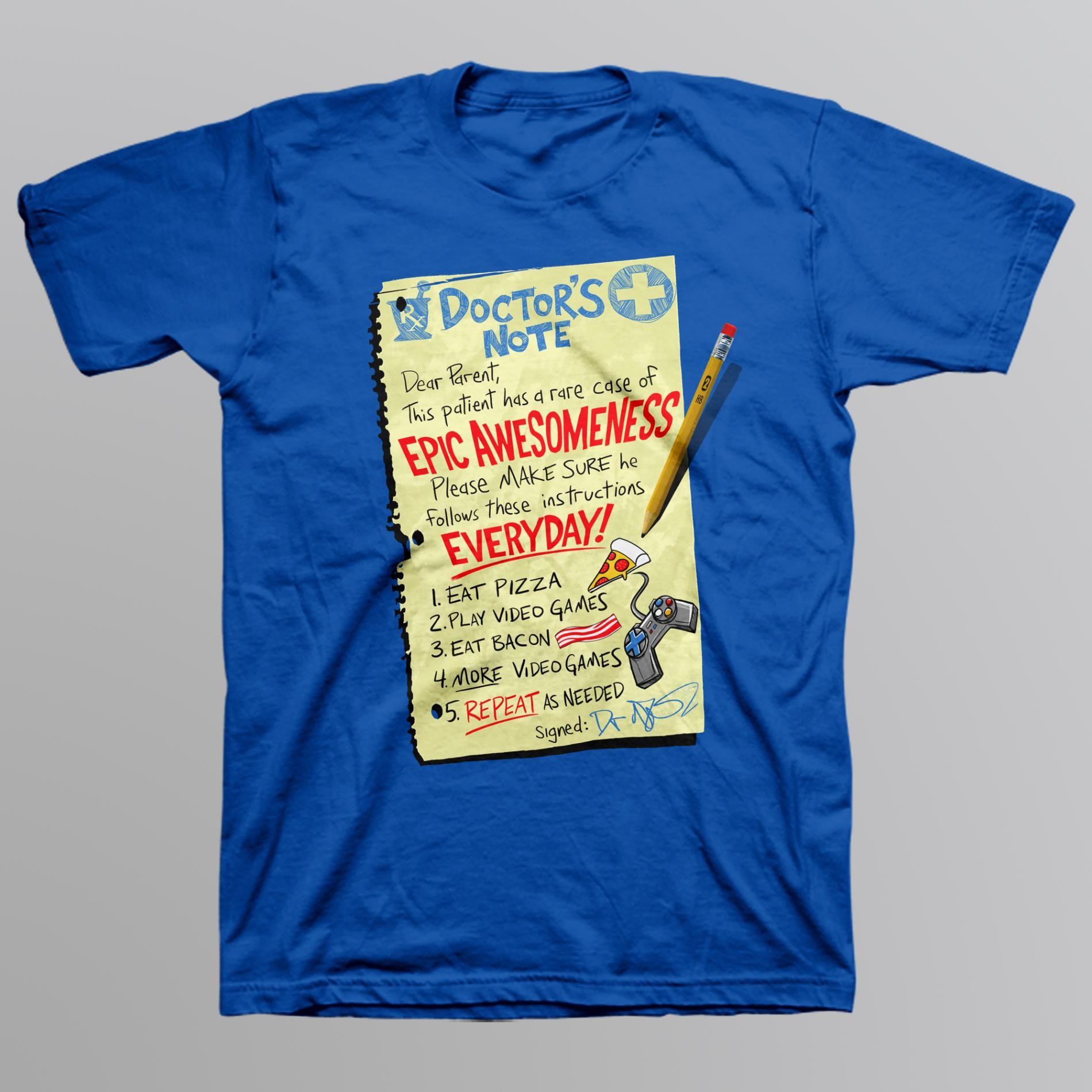 Route 66 Boy's Graphic T-Shirt - Doctor's Note  Epic Awesomeness