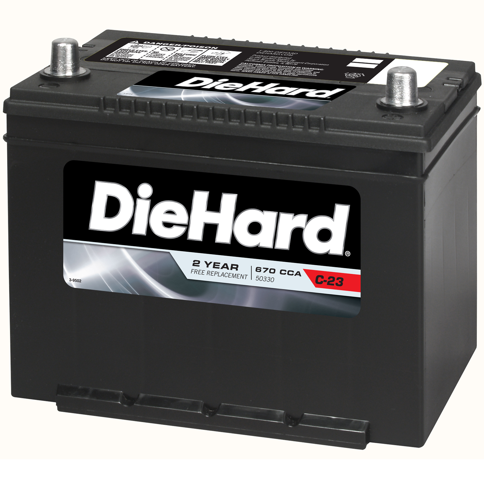 DieHard Automotive Battery - Group Size EP-124R (Price with Exchange)