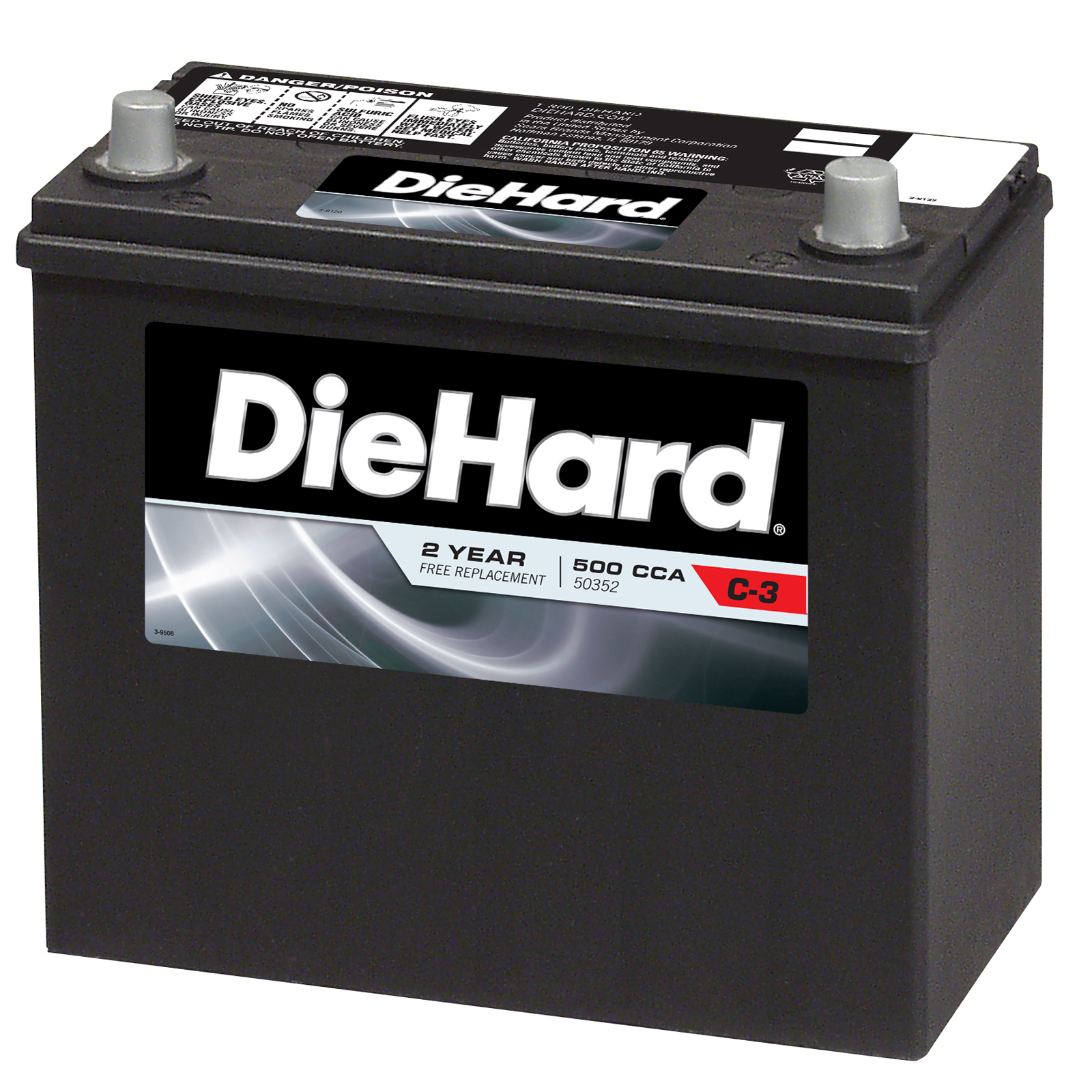 DieHard Automotive Battery 50352 - Group Size EP-51R