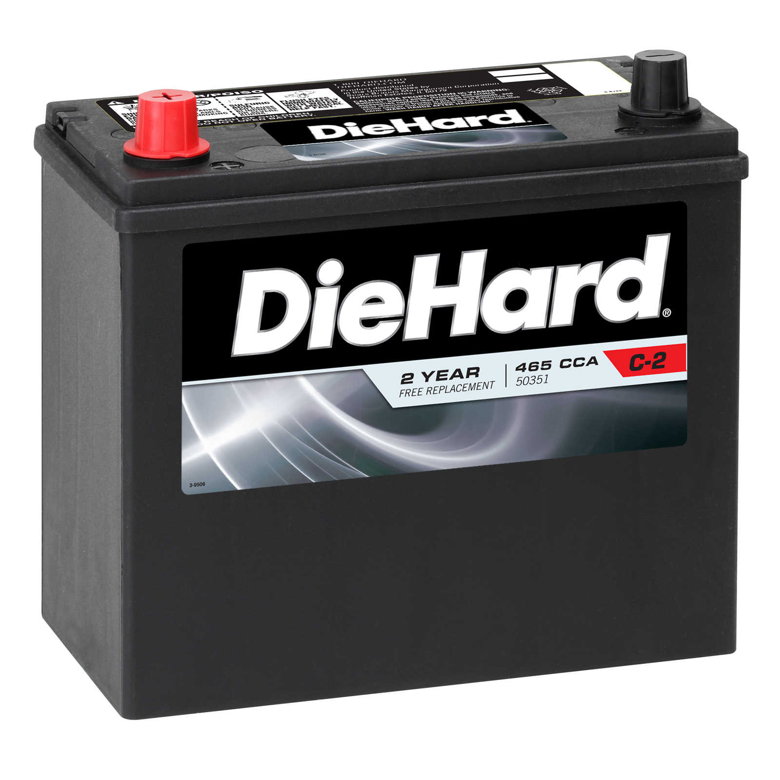 DieHard Automotive Battery - Group Size EP-51 (Price with Exchange)