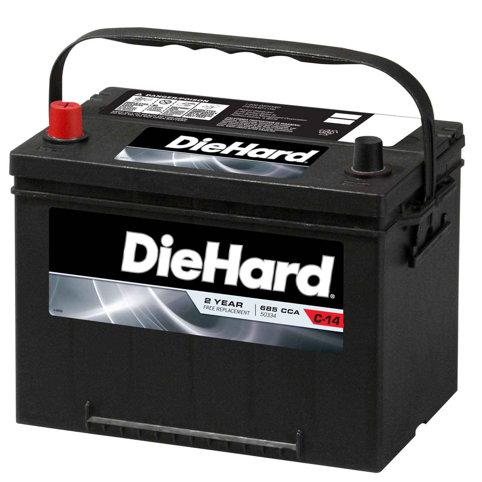 DieHard Automotive Battery - Group Size EP-34 (Price with Exchange)