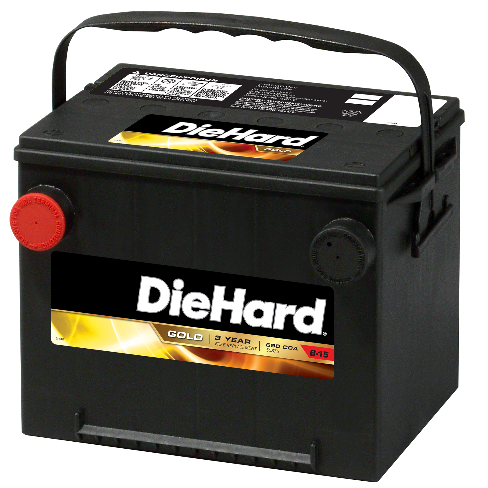 DieHard Gold Automotive Battery - Group Size EP-75 (Price with Exchange)