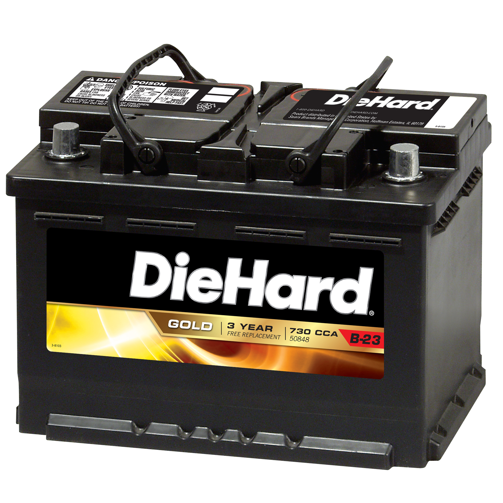 DieHard Gold Automotive Battery - Group Size EP-48 (Price with Exchange)