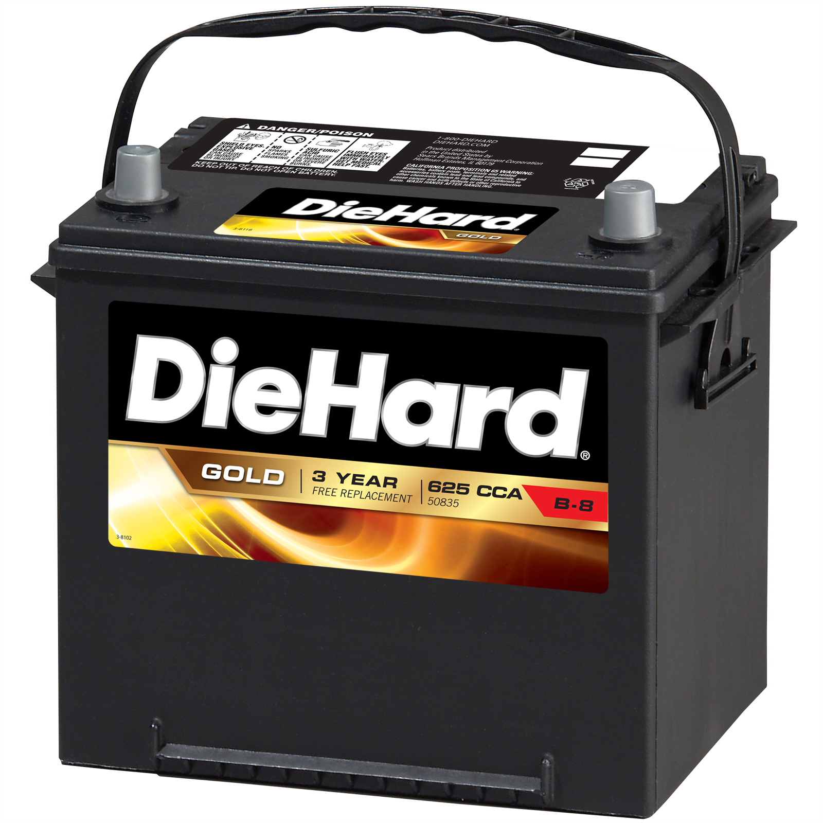 DieHard Gold Automotive Battery 50835 - Group Size EP-35
